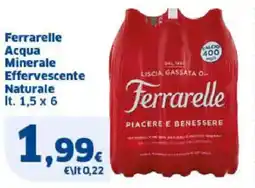 Sigma Ferrarelle Acqua Minerale Effervescente Naturale offerta