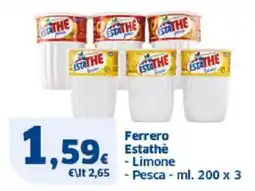 Sigma Ferrero Estathè offerta
