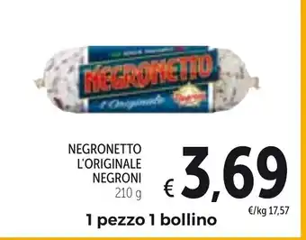 Spazio Conad Negronetto L'Originale Negroni 210g offerta