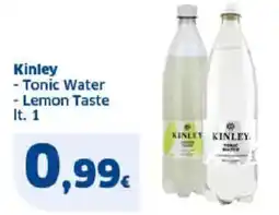 Sigma Kinley - Tonic Water - Lemon Taste offerta