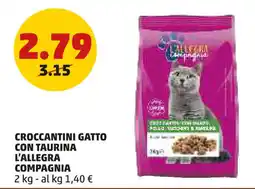 PENNY Croccantini gatto con taurina l'allegra compagnia offerta