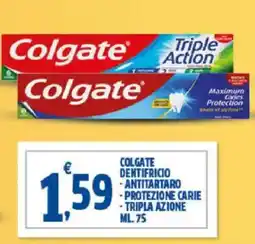 Sigma Colgate dentifricio -antitartaro - protezione carie - tripla azione offerta