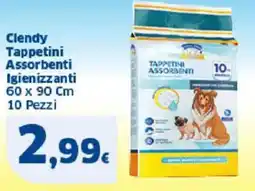 Sigma Clendy Tappetini Assorbenti Igienizzanti offerta