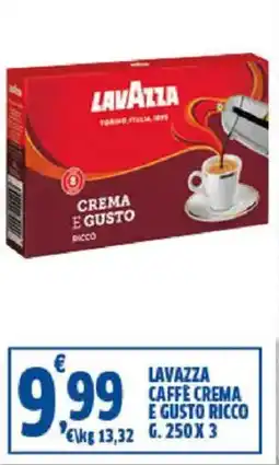 Sigma Lavazza caffe crema e gusto ricco offerta