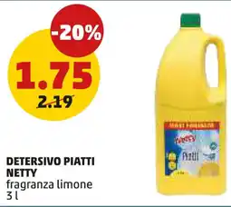 PENNY Detersivo piatti NETTY offerta