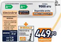 Unieuro Electroline CONDIZIONATORE MONOSPLIT MDCE093AB4 offerta