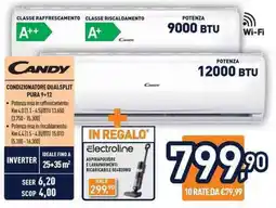 Unieuro Candy CONDIZIONATORE DUALSPLIT PURA 9+12 offerta