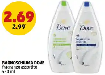PENNY Bagnoschiuma DOVE offerta