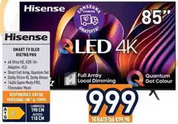 Unieuro Hisense SMART TV QLED 85E7NQ PRO offerta