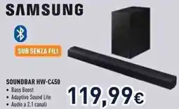 Unieuro Samsung SOUNDBAR HW-C450 offerta