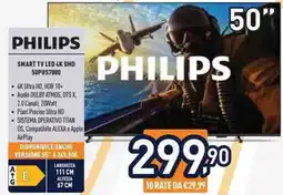 Unieuro Philips SMART TV LED 4K UHD 50PUS7000 offerta