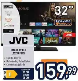 Unieuro JVC SMART TV LED LT32VRF345I offerta