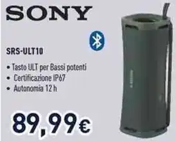 Unieuro Sony SRS-ULT10 offerta