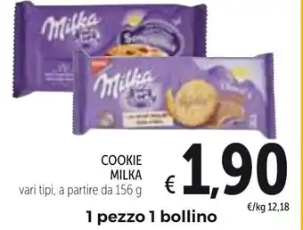 Spazio Conad Cookie Milka 156g offerta