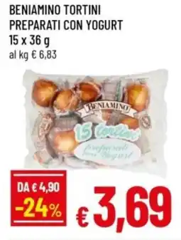 Famila Beniamino tortini preparati con yogurt offerta