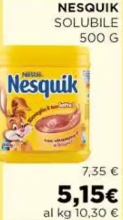 Coop Sardegna Nesquik solubile offerta
