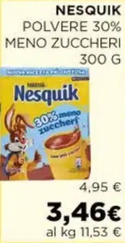 Coop Sardegna Nesquik polvere 30% meno zuccheri offerta