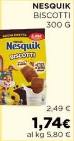 Coop Sardegna Nesquik biscotti offerta