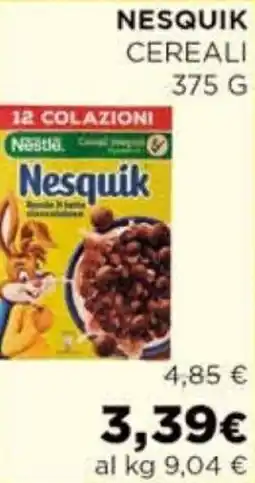 Coop Sardegna Nesquik cereali offerta