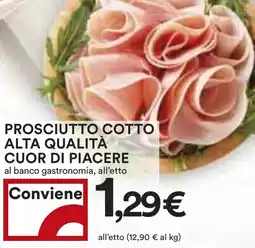 Coop Prosciutto cotto alta qualità cuor di piacere offerta