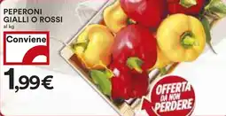 Coop Peperoni gialli o rossi offerta