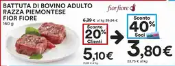Coop Battuta di bovino adulto razza piemontese FIOR FIORE offerta