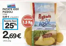 Coop Patate iodì PIZZOLI offerta