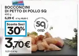 Coop Bocconcini di petto di pollo SQ offerta