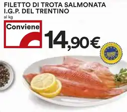 Coop Filetto di trota salmonata i.g.p. del trentino offerta