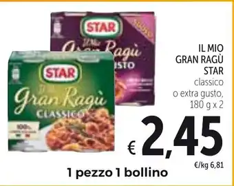 IL Mio Gran Ragù Star 180g x 2