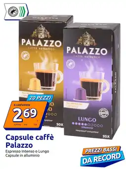 Action Capsule caffè Palazzo offerta