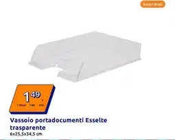 Action Vassoio portadocumenti Esselte trasparente offerta
