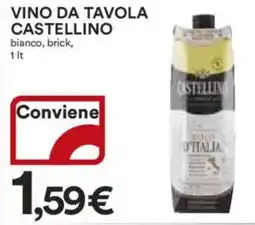 Ipercoop Vino da tavola CASTELLINO offerta
