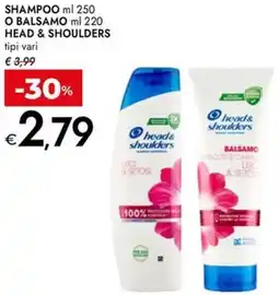 Bennet Shampoo o balsamo HEADS & SHOULDER offerta