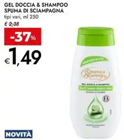 Bennet Gel doccia & shampoo SPUMA DI SCIAMPAGNA offerta