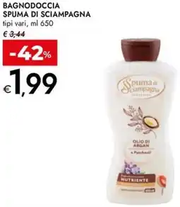 Bennet Bagnodoccia SPUMA DI SCIAMPAGNA offerta