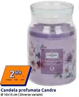 Action Candela profumata Candra offerta