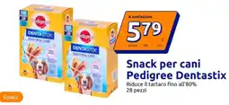 Action Snack per cani Pedigree Dentastix offerta