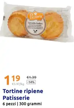 Action Tortine ripiene Patisserie offerta
