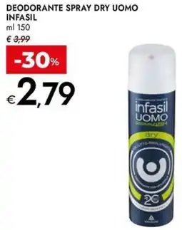 Bennet Deodorante spray dry uomo INFASIL offerta