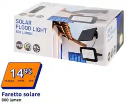 Action Faretto solare offerta