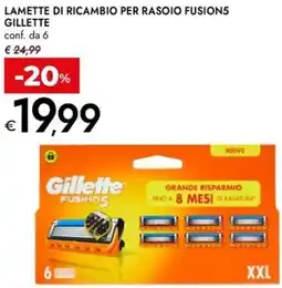 Bennet Lamette di ricambio per rasoio fusion5 GILLETTE offerta