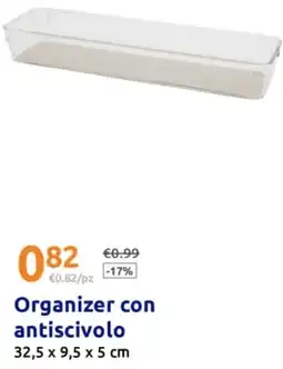 Action Organizer con antiscivolo offerta
