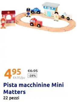 Action Pista macchinine Mini Matters offerta
