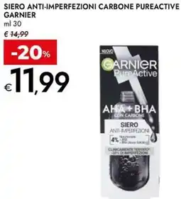Bennet Siero anti-imperfezioni carbone pureactive GARNIER offerta
