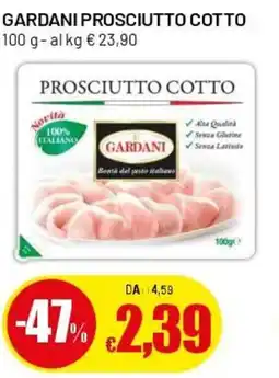 Famila Superstore Gardani prosciutto cotto offerta