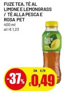 Famila Superstore Fuze tea, tè al limone e lemongrass / tè alla pesca e rosa pet offerta