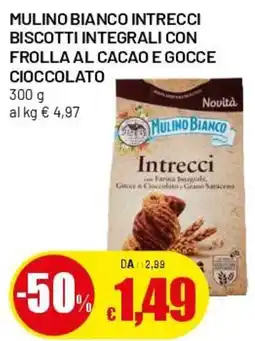 Famila Superstore Mulino bianco intrecci biscotti integrali offerta