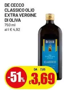 Famila Superstore De cecco classico olio extra vergine di oliva offerta