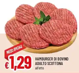 Famila Superstore Hamburger di bovino adulto scottona offerta
